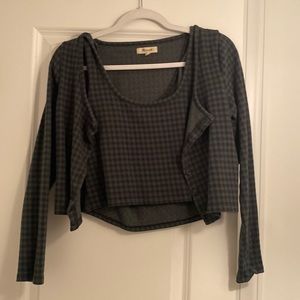 Madewell Tank and Cardigan set